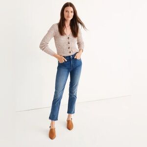 Madewell Stovepipe Raw Hem Jeans (Size:26)